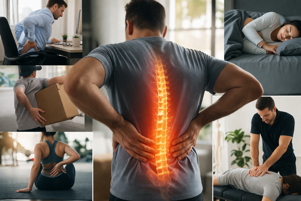 Top 5 Causes of Back Pain (and How Chiropractic Care Can Help)